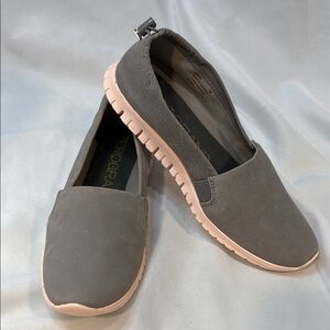Cole Haan ZeroGrand Women’s Loafers, adjustable heel, size 8B, Grey, Comfort fit